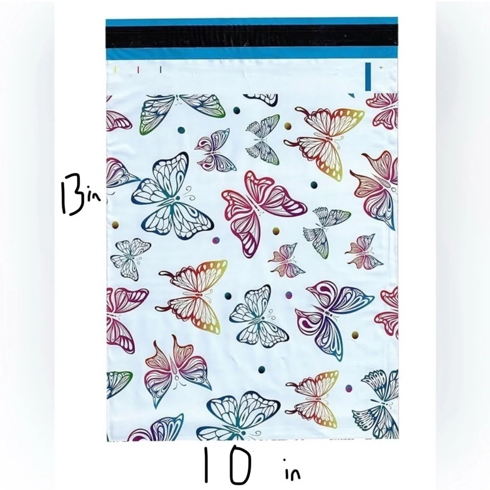 10 Count - 10x13 Polymailers (MULTICOLOR BUTTERFLIES)
